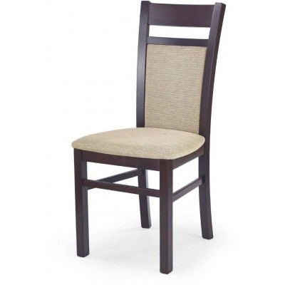 Gerard 2 krzesło ciemny orzech torent beige Halmar