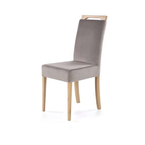 Clarion krzesło dąb miodowy / welur RIVIERA 91 Halmar