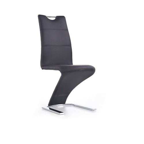 K291 krzesło czarne designerskie zygzak Halmar