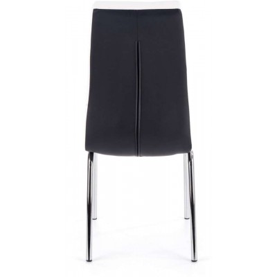 K186 krzesło czarno-białe Halmar