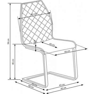 K265 krzesło Halmar