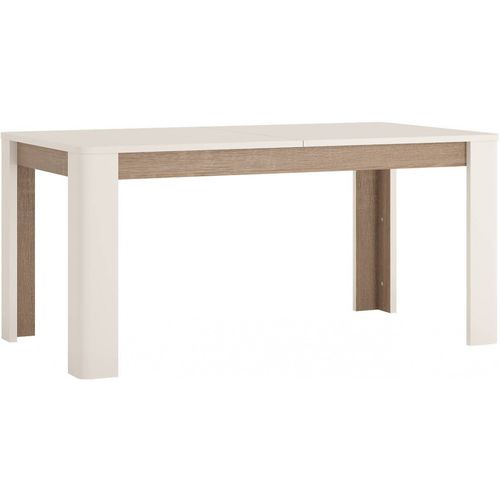 Stół rozkładany 160-200 cm x 90 cm (8 osób) Biały Połysk Linate 75 Meble Wójcik