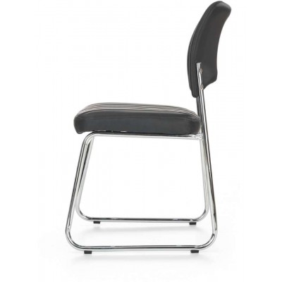Rapid wygodne krzesło konferencyjne czarne Halmar