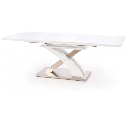 Sandor stół rozkładany biały lakierowany Halmar