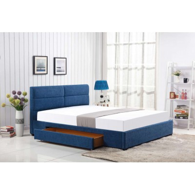 Merida 160 niebieski łóżko Halmar