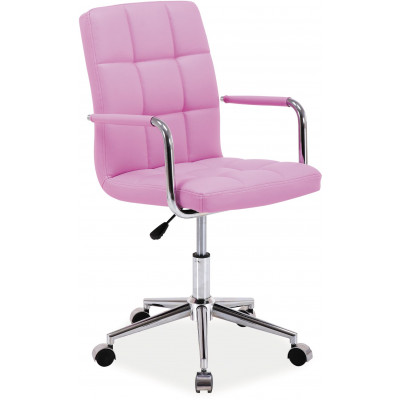 Fotel Obrotowy Q-022 różowy