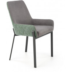 K439 krzesło popiel/zielony