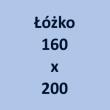 Łóżko 160 cm