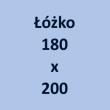 Łóżko 180 cm