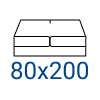 Materace 80x200 ikona