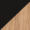 black / light oak (2)